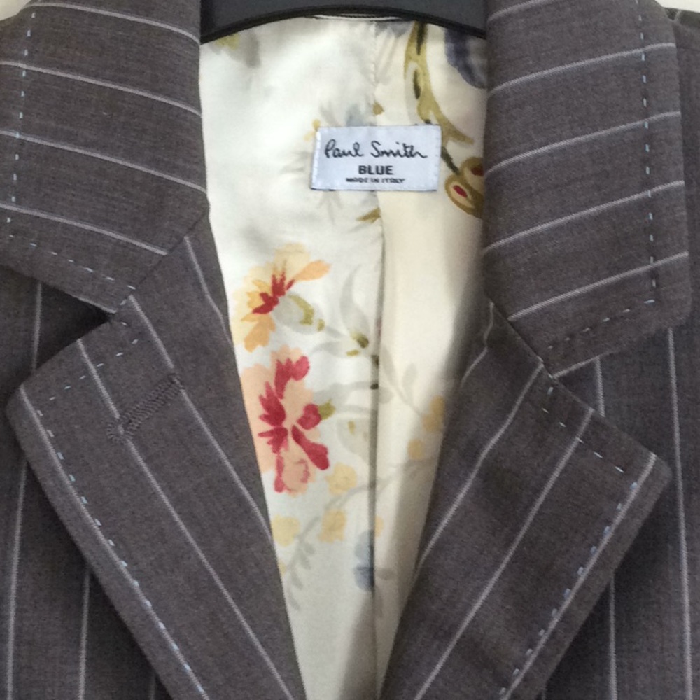 Paul Smith Blue label, grey pinstripe blazer